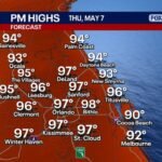 Central Florida Did Not Expect This in May — A Heat Dome Is Pushing Orlando Toward Record Temperatures on Thursday