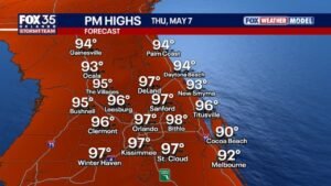 Central Florida Did Not Expect This in May — A Heat Dome Is Pushing Orlando Toward Record Temperatures on Thursday