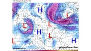 Chaotic Upper Air Pattern Locks Over Washington, Oregon, California, Texas, Louisiana, New York, and the Eastern Seaboard as Weak MJO Signal Leaves Models Struggling to Find Answers