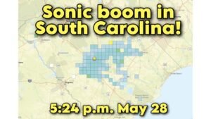 Columbia, South Carolina Rocked by Massive Sonic Boom at 5:24 PM on May 28 as USGS Confirms No Earthquake