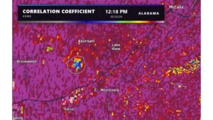 Confirmed Tornado on the Ground Near Abernant, Alabama at 12:18 PM Threatening Lake View, Brookwood, Woodstock, and Vance Take Shelter Immediately