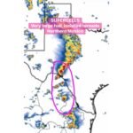 Dangerous Supercells With Gorilla Hail and Isolated Tornadoes Erupting Off Northern Mexico Mountains Along the Rio Grande as Val Verde County Faces Tail End Supercell Threat