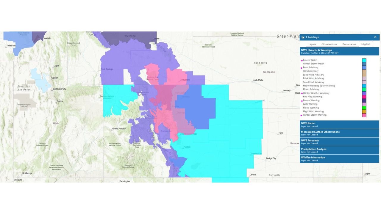 Denver Faces Winter Storm Warning With Heavy Wet Snow Tonight Through Wednesday Lunchtime Bringing Tree Damage and Power Outages Across the Metro