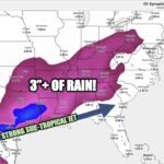 Eastern Texas Through the Ohio Valley Faces Flooding Threat as 3 Inches or More of Rain Targets Houston San Antonio Jackson Cincinnati Nashville and Pittsburgh Through May 29