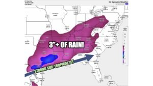 Eastern Texas Through the Ohio Valley Faces Flooding Threat as 3 Inches or More of Rain Targets Houston San Antonio Jackson Cincinnati Nashville and Pittsburgh Through May 29