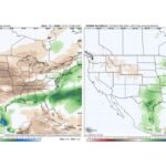 Eastern United States Faces Multi-Day Trough Pattern With Above Normal Precipitation for the South and East Coast While Enhanced Risk Severe Weather Targets South Central States Sunday