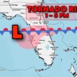 Florida Faces Increasing Supercell and Isolated Tornado Risk From Tampa and Orlando Through Kissimmee, Bradenton and Palm Bay Between 1:00 PM and 5:00 PM Tuesday May 12