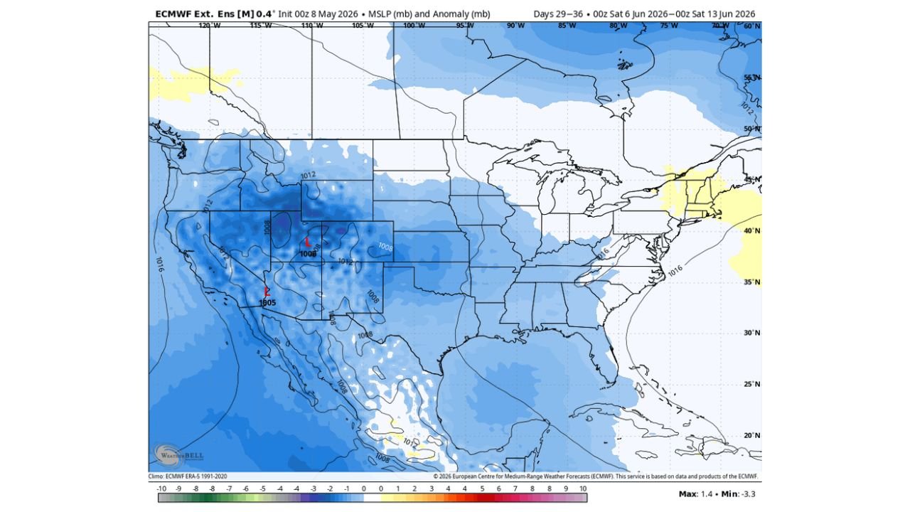 Gulf Coast and Texas Face Early Season Storm Threat as ECMWF Extended Range Hints at Tropical Development in Early June 2026