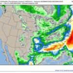 Gulf States Face Up to 3.99 Inches of Rainfall Over the Next 7 Days as Hot Ridge Builds Into the Plains and Coastal Storm Possible by Mid-Month