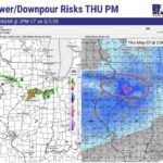 Illinois Faces Increasing Showers and Downpours Thursday Afternoon as a Low-Level Jet Drives Storm Activity Through the Peoria and Bloomington Corridor