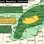 Kansas, Illinois, Missouri and Southern Oklahoma Face Large Hail and Damaging Winds Monday With Slight Risk Evening Storms and Conditional Supercell Threat Along the Dryline