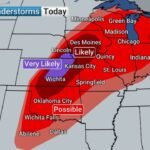 Kansas, Nebraska, Iowa and Missouri Face Worst Tornado Day of May With TORCON 7, Long-Track EF3 Plus Tornadoes, 2 Inch Hail and 75 mph Winds Monday May 18 Including Wichita, Omaha and Kansas City