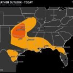 Kansas, Oklahoma, and North Texas Face Slight Risk Severe Weather Friday With Large Hail up to 2 Inches and Damaging Wind Line Moving South Through the Night on May 8