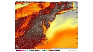Maryland Faces 35 Degree Temperature Drop This Week as Baltimore Goes From Mid 90s to Upper 50s With 2 Inch Plus Rainfall Possible Through Memorial Day Weekend