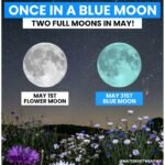 May 2026 Brings Two Full Moons With the Flower Moon Tonight and a Blue Moon Micromoon on May 31st
