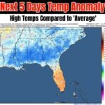Mississippi, Alabama, Georgia, and the Carolinas Run 5 to 7 Degrees Below Normal Through May 12 as Lingering Front Keeps the South Cool While Central Florida Stays Warmer Than Average