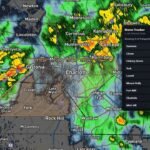 North Carolina and South Carolina Face Fast Moving Storm Line With Lightning Threat Targeting Gastonia, Charlotte, and Mint Hill at 40 MPH Wednesday Afternoon