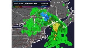 Northern New England Faces Late May Snow Saturday as Temperatures Drop Into the 30s Across Vermont, Maine, and New Hampshire With Inches Possible at Higher Elevations