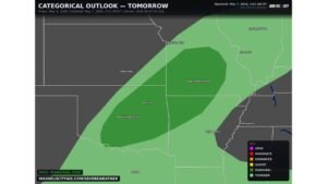 Oklahoma and Missouri Face Returning Severe Weather Friday With Damaging Winds, Large Hail, and Tornado Threat on May 8