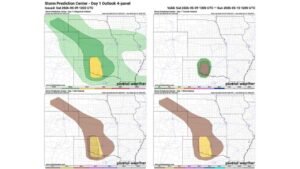 Oklahoma and Northwest Texas Face Isolated to Scattered Severe Storms Saturday Afternoon and Evening With Large to Very Large Hail, Tornadoes, and Damaging Winds Possible on May 9