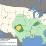 Oklahoma and Southern Kansas Face Slight Risk of Severe Weather Friday May 22 as SPC Day 2 Outlook Also Flags Separate Marginal Risk Zone Over Kentucky and Tennessee
