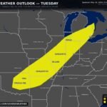 Oklahoma to Michigan Braces for Damaging Winds, Large Hail, and Tornadoes as Severe Weather Returns Tuesday