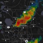 Orlando Florida Hit by Weakly Rotating Supercell Thunderstorm With Quarter Size Hail as Forecasters Watch for Possible Rotation Intensification