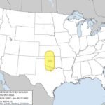 Saturday May 16, Kansas, Oklahoma, and North Texas Face a 15% Slight Risk as SPC Introduces Day 6 Severe Weather Outlook With Damaging Winds and Large Hail Possible if Storms Form