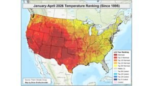 Southwest, California and Arizona Record Warmest Year to Date Temperatures Since 1895 While Sitting Among the 25 Driest on Record