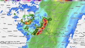 Southwest Oklahoma and North Texas Face Tennis Ball Size Hail, Damaging Gusts and Isolated Tornadoes Monday as Dryline Storms Attempt Cap Break