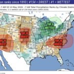 Spring 2026 Has Been a Season of Extremes as the Tennessee Valley, Carolinas, Western Plains, and Desert Southwest Record Top 10 Driest While the Great Lakes Logs Top 5 Wettest Since 1893