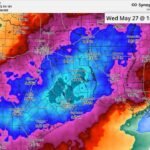 Texas Arkansas and Louisiana Facing Life-Threatening Flooding Over the Next Week With Up to 8 Inches of Rain Targeting Lufkin Shreveport Houston San Antonio and Tyler Through Wednesday May 27