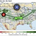 Texas, Kansas, Missouri, Tennessee and Ohio Valley Face Wetter Than Normal Summer as Strong El Nino Pattern Sets Up Active Jet Stream Through June, July and August