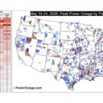 Texas, Michigan, and Kansas Lead Nearly 1 Million Power Outages Across the United States During the Week of May 18 Through 24 as Thunderstorms Drive Widespread Grid Failures