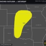 Texas, Oklahoma, Kansas and Nebraska Face Organized Severe Weather With Damaging Winds, Very Large Hail and Tornadoes From Oklahoma City and Wichita Through Kansas City and Omaha Saturday May 16