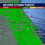 This Mother’s Day Evening, Palm Coast, Daytona Beach, Orlando, Titusville, and Cocoa Beach Face Large Hail, Damaging Winds, and a Funnel Cloud Threat as Severe Storms Push Ashore After 5:30 PM