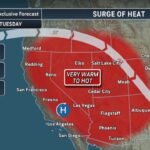 Through Tuesday, Phoenix Nears 110 and Las Vegas Hits 100 as the Southwest’s Second Heat Wave Brings Worsening Drought and Rising Fire Risk
