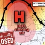 Tornado Alley Shuts Down Through Early June as Omega Block Buries the Plains Under Hot Sinking Air With Oklahoma Tornado-Free and Texas Running 30 Plus Tornadoes Below Average