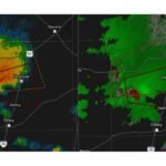 Tornado-Warned Rotating Supercell Targets Pearsall and Derby Texas With Tennis Ball Hail and Potential Tornado Crossing I-35 Southwest of San Antonio Now