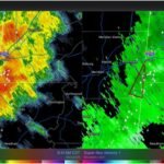 Tornado Warning Issued for Small Portion of Lauderdale County, Mississippi Friday May 22 but Will Not Expand Into West Alabama as Radar Shows No Evidence of Rotation