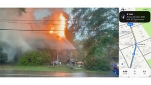 Tylertown, Mississippi House Fire Likely Started by Lightning Strike as Severe Storms Move Through the Region