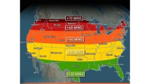 United States Gains Up to 70 Minutes of Daylight Throughout May as the Summer Solstice Approaches