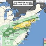 Vigorous Cold Front Targeting Washington DC Baltimore Philadelphia and New York With Damaging Winds and 1 Inch Hail Between 3 and 9 PM Wednesday Before Temperatures Crash From 90s to Upper 60s