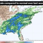 Washington D.C. Soaked for 9 Straight Days as Mid-Atlantic Rain Streak Nears Historic Territory