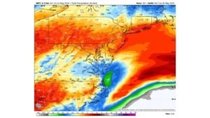 Washington DC, Maryland, Virginia, and Pennsylvania to See 1 to 2 Inches of Rain Through Memorial Day Monday as Holiday Weekend Stays Unsettled With Daily Shower Chances Friday Through Monday