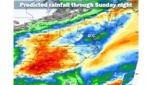 Washington DC Sees Just 0.01 Inches of Rain So Far in May After Recording 10 Below Normal Months in the Past 11 With Only Half an Inch Expected Through Sunday Night