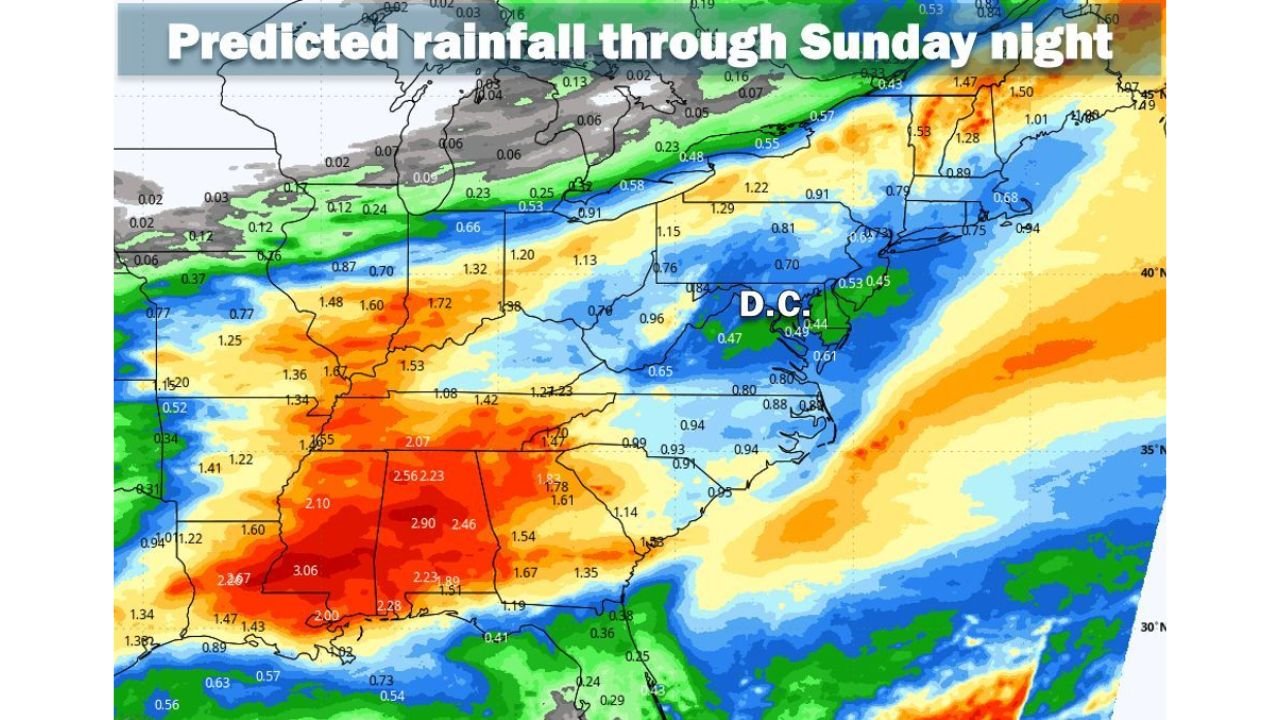 Washington DC Sees Just 0.01 Inches of Rain So Far in May After Recording 10 Below Normal Months in the Past 11 With Only Half an Inch Expected Through Sunday Night